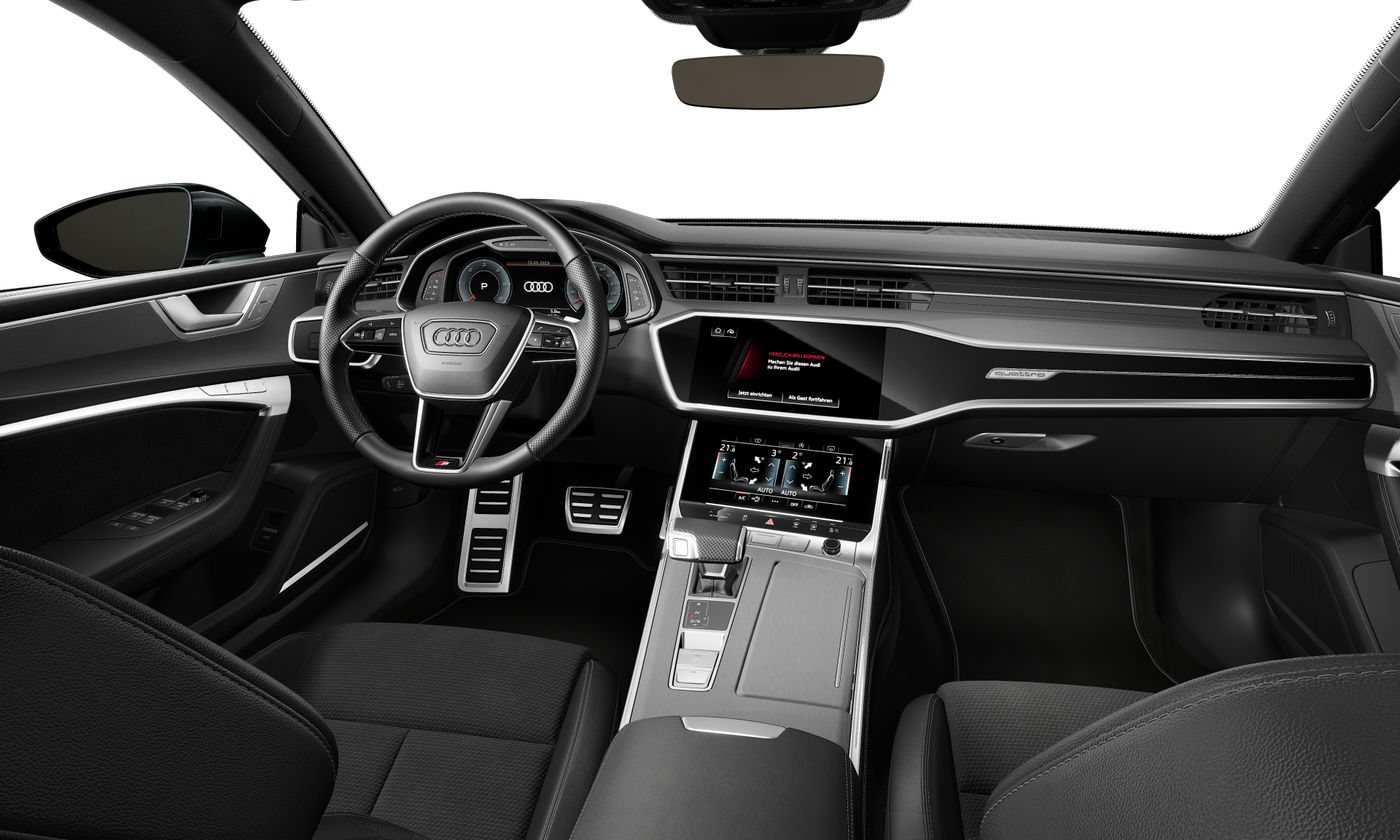 Audi A7 Sportback 50 TDI quattro tiptronic S-line | nové české auto | skladem | sportovní naftové 4-dveřové coupé | šedá daytona | černá alcantara | maximální výbava | super cena | nákup online | AUTOiBUY.com